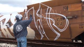 A day out with KEEP6 SDK instagram killakeep Stomp Down Krew  Train Graffiti [upl. by Niraj]