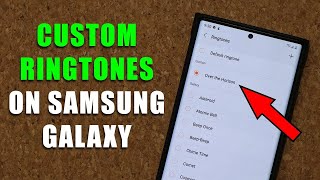 How to Set ANY Song as Custom Ringtone on your Samsung Galaxy Smartphone [upl. by Mesics]