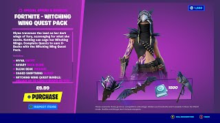 Fortnite  NEW WITCHING WING QUEST PACK IS HERE [upl. by Barmen]