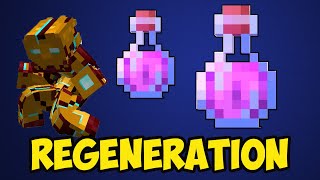 MINECRAFT How to Make a Potion of REGENERATION 2024 EASY [upl. by Shelba45]