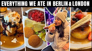 Everything we ate in Berlin amp London  Foodie vlog [upl. by Enilesor]