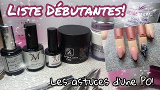 LISTE MATERIEL POUR LES DEBUTANTES ONGLES EN GEL  Prothésie Ongulaire [upl. by Ivar]