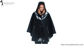 Rubberized Cotton Raincoat For Ladies [upl. by Mackey]