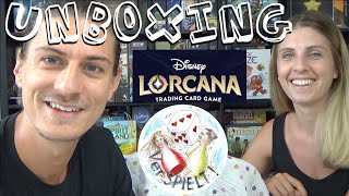 OpeningUnboxing Disney Lorcana Booster Display Ravensburger Was versteckt sich in den Boostern [upl. by Seuqirdor]