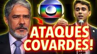 TV GLOBO SEGUE ATACANDO NIKOLAS FERREIRA DE FORMA COVARDE DESESPERADA COM CRESCIMENTO DA DIREITA [upl. by Sadye]