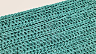 How To Crochet Modified Linked Double Triple Crochet Stitch [upl. by Durrej]