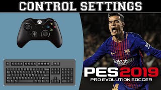 How To Set PES 2019 Controls Keyboard Gamepad Guide [upl. by Einrae653]