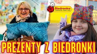 PREZENTY NA ŚWIĘTA Z BIEDRONKI 🐞 DO 50 ZŁ 😂 CO KUPIŁAM DLA BABCI I DZIADKA ❓ [upl. by Enelrac]