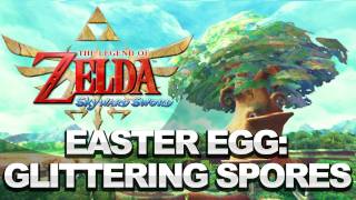 Zelda Skyward Sword Easter Egg  Glittering Mushroom Spores [upl. by Eetnahc]