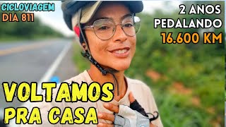 SEM AVISAR A FAMÍLIA  Muita emoção cicloturismo bikelife [upl. by Adnylam]