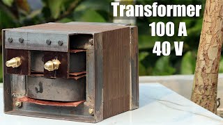 100 ampere 40V Transformer  Welding machine [upl. by Silver357]