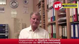 Friedrich Preuß Kommunalpolitische Arbeit der NPD in Helmstedt [upl. by Malory]