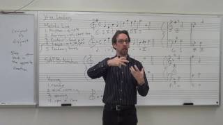 Dr B Music Theory Lesson 11 Voice Leading 101 [upl. by Reifnnej]