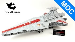 Lego MOC Star Wars UCS Venator Star Destroyer  5414 pcs  Lego Speed Build [upl. by Grondin]