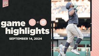 Marlins vs Nationals Game Highlights 91424  MLB Highlights [upl. by Lussi]