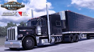 ATS  2021 Peterbilt 389X  Jon Rudas updated Pete Glider  Zeemods Cummins X15  Great America Map [upl. by Einnim]