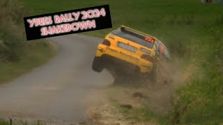 Ypres Rally 2024 Shakedown crash and mistakes [upl. by Bond]