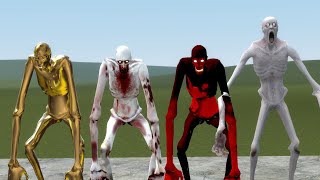 GOLD SCP096CB VS SCP096 Garrys Mod Sandbox [upl. by Ataynik435]