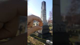 Putting a Penny on John Wilkes Booths Grave [upl. by Oal535]