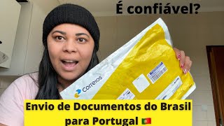 Envio de Documentação do Brasil para Portugal é seguro [upl. by Nosnah]