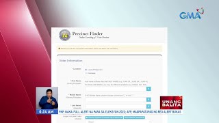 Eleksyon 2022 Precinct finder ng Comelec  UB [upl. by Ear]