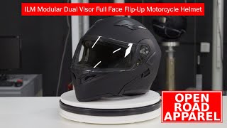 ILM Modular Dual Visor Full Face FlipUp Motorcycle Helmet [upl. by Alel]