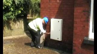 Electricity meter box repair using Ritherdon R7 Meter Box Repair Door and Frame [upl. by Kuehnel117]