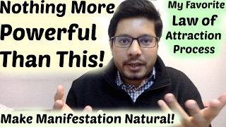 Most Powerful Law of Attraction Process  With It You Manifest Naturally  MindBodySpirit by Suyash [upl. by Yendirb]