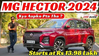 2024 MG Hector 2000 KM Drive Review Review  Pros amp Cons  New Price List  Petrol amp Diesel🔥 [upl. by Joe]