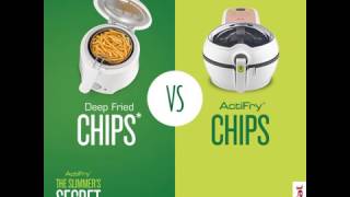 Deep Fryer Vs ActiFry  Chips  Slimmers Secret  Tefal ActiFry [upl. by Einalam22]