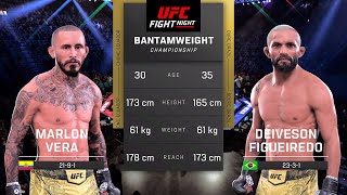 Marlon Vera vs Deiveson Figueiredo Full Fight  UFC Fight Night [upl. by Harras]