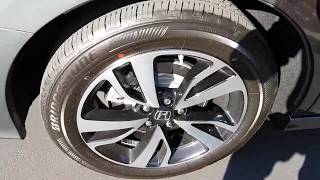 Honda Odyssey 2018 Elite wheel lock and capless gas tank [upl. by Oirobil]