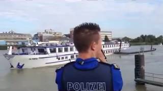 SchiffsCrash auf dem Rhein [upl. by Trebliw]