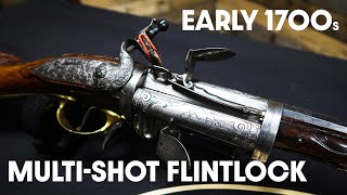 3 Shot REVOLVING FLINTLOCK  Muzzleloaders arent singleshot [upl. by Anial]