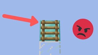 Minecraft ladder parkour is torture  HoaxMc [upl. by Llenoj649]