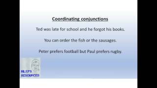 Coordinating and subordinating conjunctions [upl. by Perkoff225]