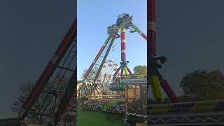 Adlems Mega funfair Ringwood carnival 2024buliding Up [upl. by Czarra54]