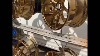 Powder coated wheels in candy gold [upl. by Denney]