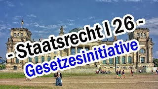 Gesetzesinitiative  Staatsrecht I 26 [upl. by Nahum853]