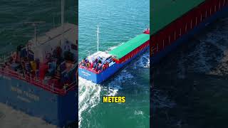 🚢🌊 River Trader riding the waves  Cargo Ship ship cargoship shipspotting lgcio merchantships [upl. by Conn186]