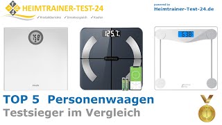 Die besten Personenwaagen 2024 TOP 5 🥇  Testsieger im Vergleich gut und günstig [upl. by Ilak]