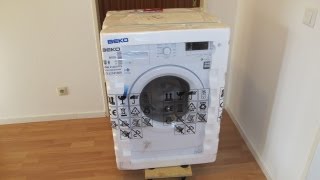 Beko WMB Waschmaschine  washing machine unboxing [upl. by Sinnod134]