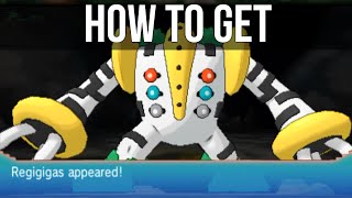 How to get Regigigas in Pokémon Omega Ruby and Alpha Sapphire [upl. by Litt]