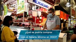 Salario mínimo en México en 2023 ¿para cuánto alcanzará [upl. by Nosa453]