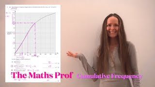 The Maths Prof Using Cumulative Frequency Diagrams [upl. by Ecila79]