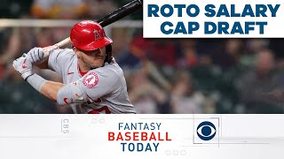 LIVE DRAFT 12TEAM ROTO SALARY CAP AUCTION DRAFT  2022 Fantasy Baseball Advice [upl. by Trebloc]