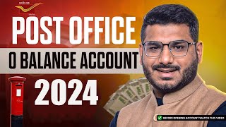 Indian Post 0 Balance Account [upl. by Syverson]