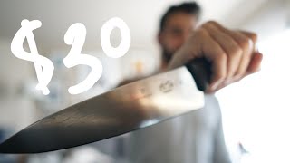 VICTORINOX FIBROX PRO 8quot  BEST BUDGET CHEF KNIFE [upl. by Atnes]