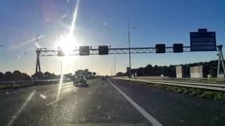 Dashcam Beelden Utrecht  A27 Knooppunt Rijnsweerd 》Knooppunt Lunetten 》Knooppunt Oudenrijn [upl. by Powe]