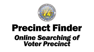 Precinct Finder  Online Searching of Voter Precinct [upl. by Enorel]